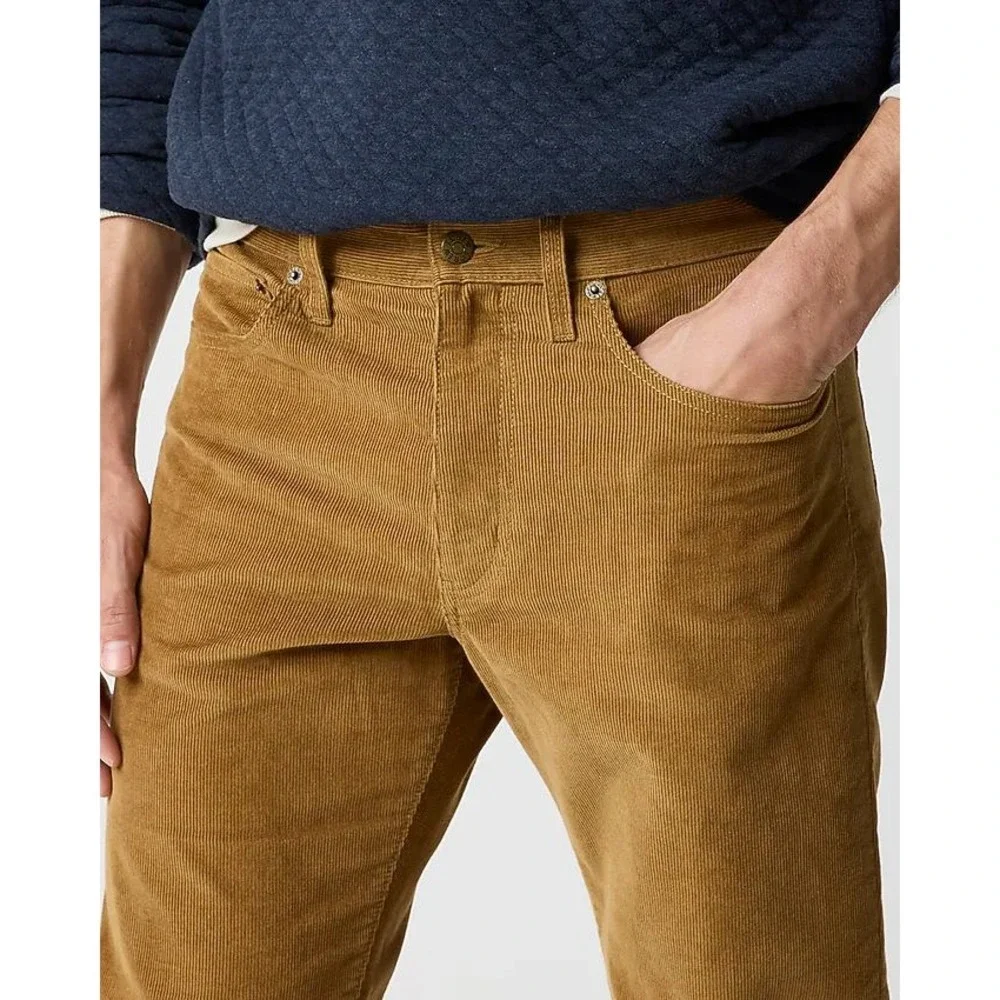 J.Crew Straight-Fit Corduroy Pant 32x30‎ NEW Camel Color